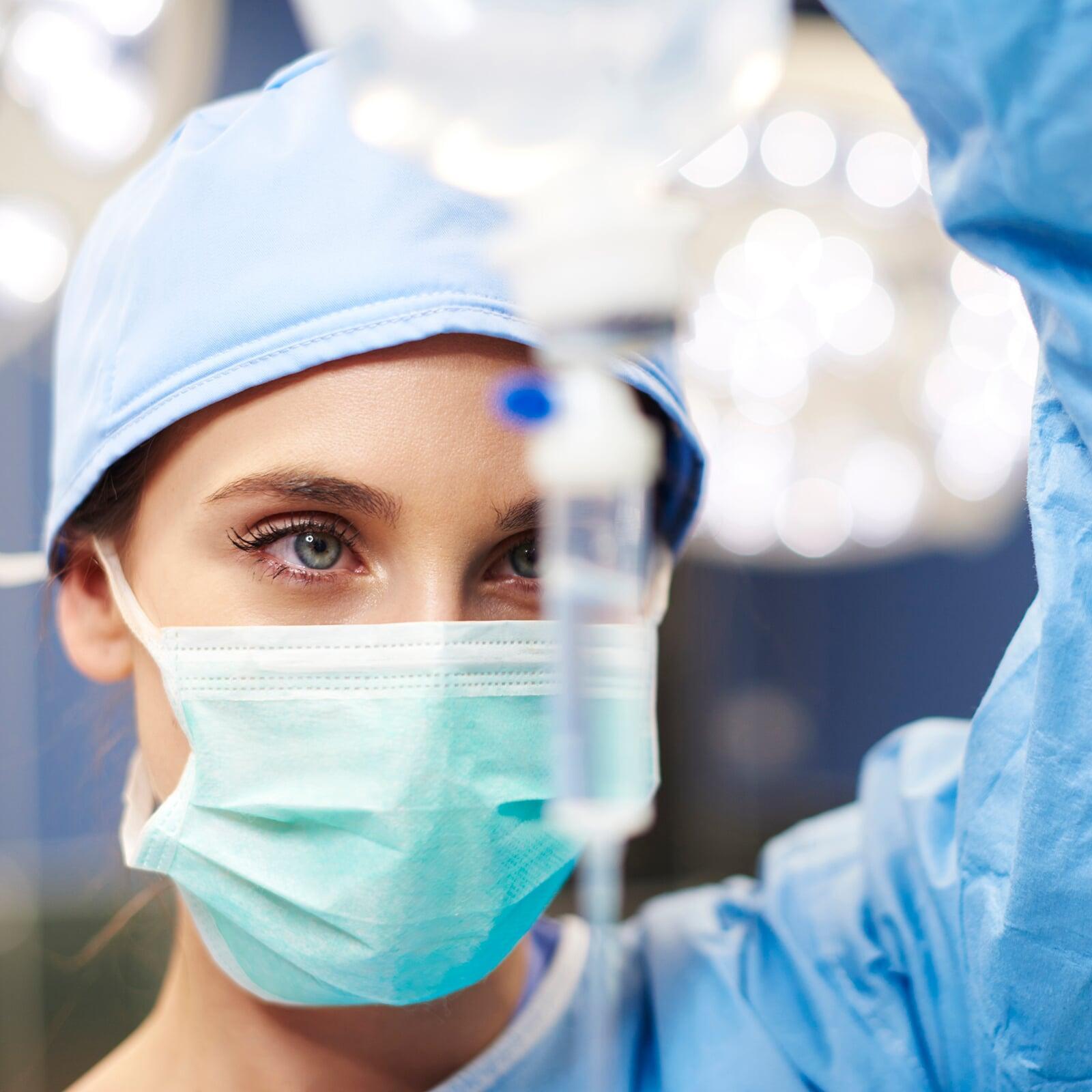 Anästhesistin im Portrait